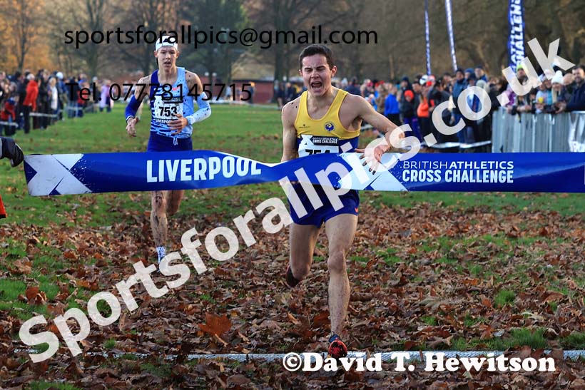 Men's Under-17s, 2023 British Athletics Cross Challenge, Sefton Park, Liverpool. Photo: David T. Hewitson/Sports for All Pics